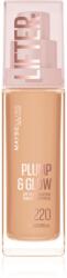 Maybelline New York Lifter Plump & Glow élénkítő make-up a természetes hatásért árnyalat 220 30 ml