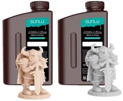  3D gyanta, 1000g, 405nm, 1 db egyszínű szürke, 1 db bézs, készlet (SWWWYT0VOPLHI06)