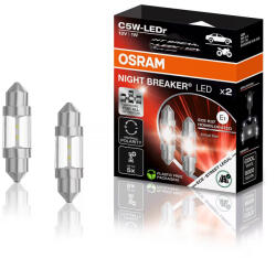 OSRAM Night Breaker LED C5W szofita jelzőizzó, 12V, 2db/csomag (6418DWNB-ECE-2HB)