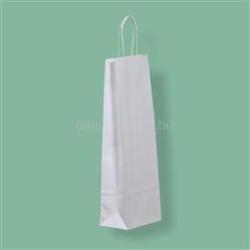  Sodrottfüles papír italtáska 140x80x390mm fehér (EGYEB_37940) (EGYEB_37940)