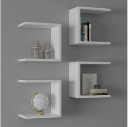ASIR GROUP SET 4x raft de perete BASE 30x30 cm alb (AS1526) Raft
