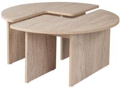 ASIR GROUP Masă de cafea LUVIA, decor marmură bej (AS3255) Masa de cafea