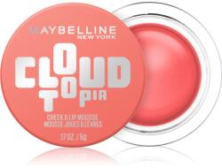 Maybelline New York CloudTopia matt krémes arcpírositó az arcra és a szájra árnyalat 05 Coral Illusion 5 g