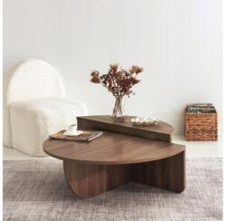 ASIR GROUP SET 2x măsuță de cafea PODIUM maro (AS1559) Masa de cafea