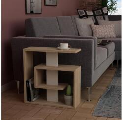 ASIR GROUP Măsuță laterală SALY 57x55 cm bej/maro (AS0796) Masa de cafea