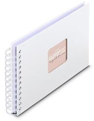Hama 00009842 fotóalbum és lapvédő Fehér 50 lapok 10 x 15 Spirálkötés (9842)