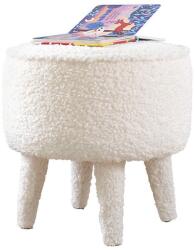 Asir Taburet PIXI, Ø 38 cm, alb (AS3026)