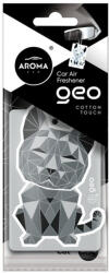 AROMA CAR autóillatosító Geo Cellulose Cat White Cotton Touch