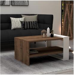 ASIR GROUP Măsuță de cafea GAYE 35x80 cm maro/albă (AS0532) Masa de cafea