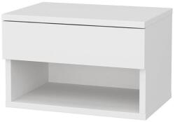 ASIR GROUP Noptieră VETRA albă (AS3266)