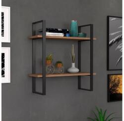 ASIR GROUP Etajeră de perete BUBA 70x70 cm maro/antracit (AS1021) Raft