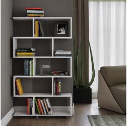 ASIR GROUP Bibliotecă ELIF 156x90 cm albă (AS0519) Raft