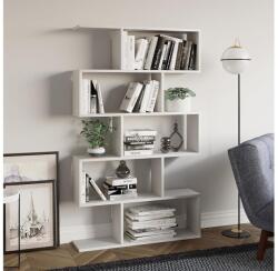 ASIR GROUP Bibliotecă NILUFER 156x90 cm albă (AS0713) Raft