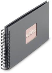 Hama 00009839 fotóalbum és lapvédő Szürke 50 lapok 10 x 15 Spirálkötés (9839)