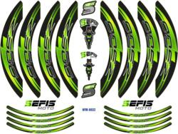 SEFIS MOTO SEFIS PREMIUM ST 1 kétrészes kerékmatrica motorkerékpárhoz, Kawasaki Z900 (6530-SM-HMF032)