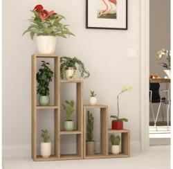 ASIR GROUP SET 2x bibliotecă SULE maro (AS0752) Raft