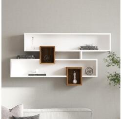 ASIR GROUP Raft de perete KAREN 120 x 72, 2 cm, alb/nuc (AS1536) Raft