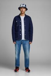 JACK & JONES Jack & Jones, Kerek nyakú organikuspamut póló, Fehér, 2XL (12156101-WHITE-XXL)