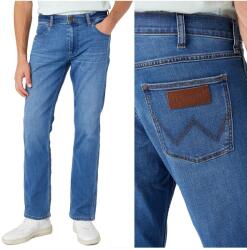 Wrangler Férfi farmernadrág Wrangler Greensboro, egyenes szabású, nagyon rugalmas, kék, W31 L34 (W15Q74Z59W31L34SEC)