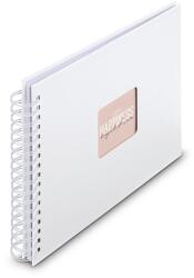 Hama 00009843 fotóalbum és lapvédő Fehér 50 lapok 10 x 15 Spirálkötés (9843)