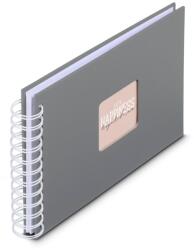 Hama 00009836 fotóalbum és lapvédő Szürke 50 lapok 10 x 15 Spirálkötés (9836)