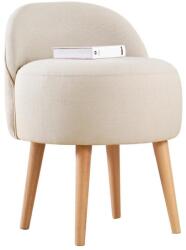 Asir Taburet NIKI, Ø 46 cm, crem (AS3014)