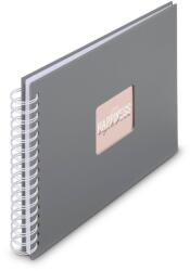 Hama 00009837 fotóalbum és lapvédő Szürke 50 lapok 10 x 15 Spirálkötés (9837)