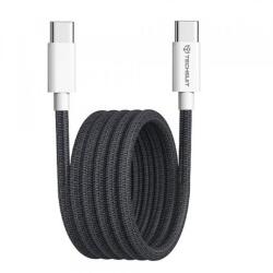 Techsuit Cablu Date si Incarcare USB-C - USB-C Techsuit PCB114D, 60W, 1m, Negru - evomag