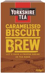 Taylors of Harrogate Yorkshire Caramelized Brew fekete tea, 40 db külön csomagolt tasak, 112 g