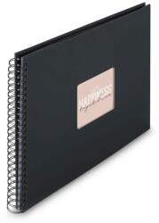 Hama 00009835 fotóalbum és lapvédő Fekete 300 lapok 10 x 15 Spirálkötés (9835)