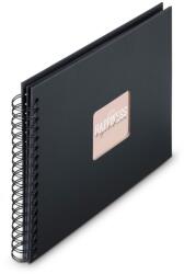 Hama 00009834 fotóalbum és lapvédő Fekete 100 lapok 10 x 15 Spirálkötés (9834)