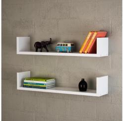 ASIR GROUP SET 2x raft de perete IRIS 14, 5x63 cm alb (AS0869) Raft