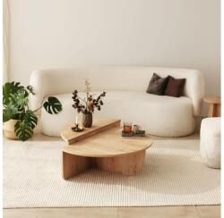 ASIR GROUP SET 2x măsuță de cafea PODIUM maro (AS1567) Masa de cafea