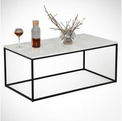 ASIR GROUP Măsuță de cafea MARMO 43x75 cm neagră/albă (AS0533) Masa de cafea