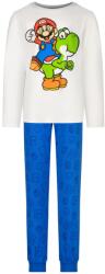 Super Mario Gyerek pizsama, hosszú ujjú, Super Mario Heroes fehér, többszínű, 5 év/110 cm (EM-SMAR-055_110)