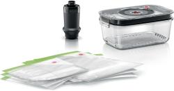Bosch vákuumos tároló készlet, üveg edény, vákuumszivattyú, 3 kis tasak és 3 nagy tasak (MSZV6FSG1)
