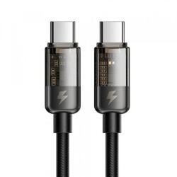 Mcdodo Cablu Date si Incarcare USB-C - USB-C McDodo CA-2840 Auto Power Off, 100W, 1.2m, Negru
