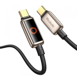 Mcdodo Cablu Date si Incarcare USB-C - USB-C McDodo CA-6681 Auto Power Off, 100W, 1.2m, Auriu - evomag