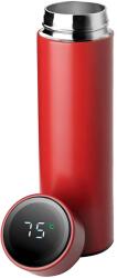 Teno Okos Termosz Teno®, LED kijelző, érintőképernyő, szűrő és infúzió, dupla falú, szivárgásmentes kupak, hőszigetelés, 500 ml, piros (TENO2045)