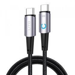 Lito Cablu Date si Incarcare USB-C - USB-C Lito LD10CC, 60W, 1m, Negru - evomag