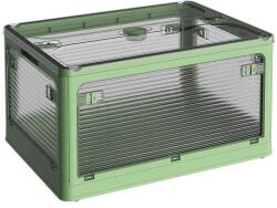 Flippy Összecsukható tárolódoboz, Flippy, Fedővel, 29 L, Műanyag, 40, 5x29x24, 5 cm, Zöld (122968)