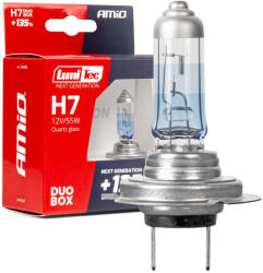 AMiO Izzó, H7, 12 V, 55 W, PX26d, +135%, 2 db (9900175AK)