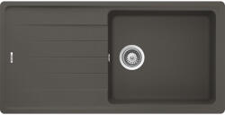 SCHOCK Schock Element D-100L konyhai mosogatótálca Cristalite Asphalt 1000 x 500 mm, gránit kompozit, megfordítható, hagyományos beépítés, aszfaltszürke (ELED100LASPH)