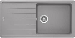 SCHOCK Schock Element D-100L konyhai mosogatótálca Cristalite Croma 1000 x 500 mm, gránit kompozit, megfordítható, hagyományos beépítés, szürke (ELED100LCROM)