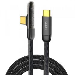 Lito Cablu Date si Incarcare USB-C - USB-C Lito LD11CC, 60W, 1m, Negru - evomag