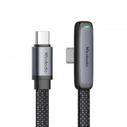 Mcdodo Cablu Date si Incarcare USB-C - USB-C McDodo CA-3360 Angled, 65W, 1.2m, Negru - evomag