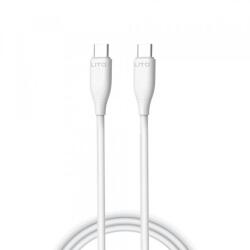 Lito Cablu Date si Incarcare USB-C - USB-C Lito LD03, 60W, 1m, Alb - evomag