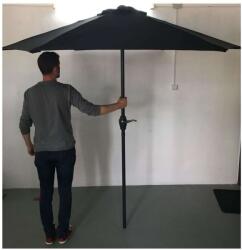 Strend Pro Napernyő, forgattyús, antracitszürke, 230 cm, Zoe