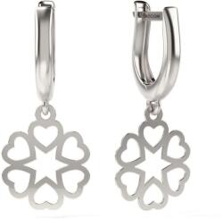 Atcom Jewelry ATCOM Szív Medál Ezüst Fülbevaló - 12 mm