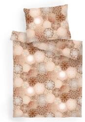 DADKA VRACOV Geon ágynemű, szatén 140 × 200 cm, 70 × 90 cm, Mandalák, barna